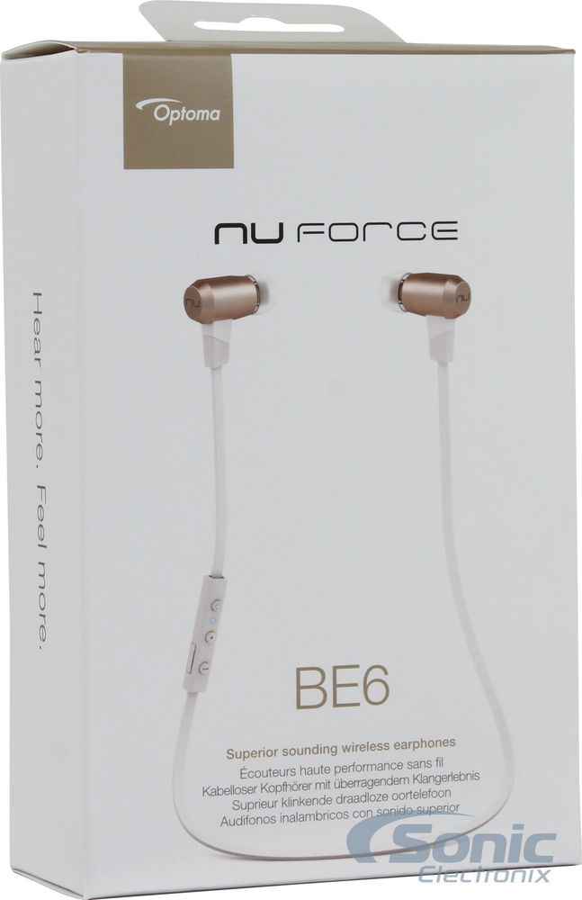 NuForce BE6 (White and Gold) Image 7