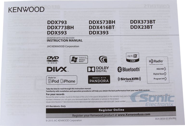 Kenwood DDX23BT Image 7