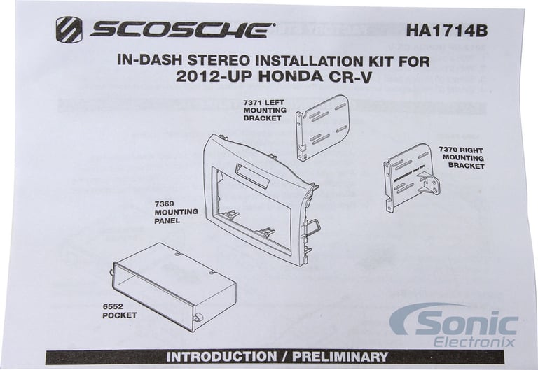 Scosche HA1714B Dash Kit Image 4