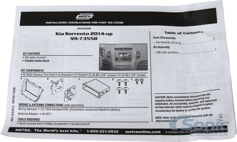 Metra 99-7355B Dash Kit Image 5