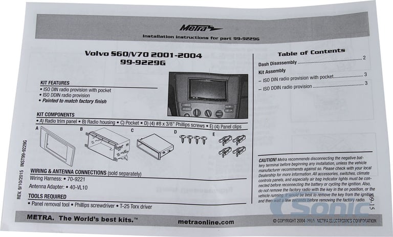 Metra 99-9229G Dash Kit Image 5
