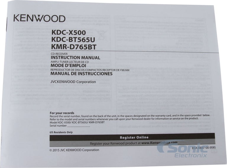 Kenwood KDC-BT565U Image 9