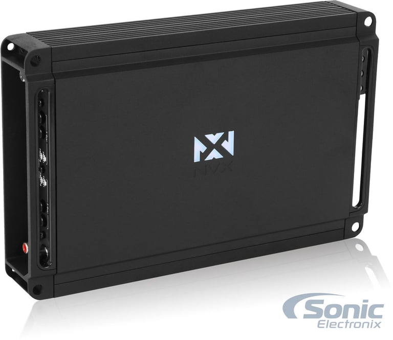 NVX JAD800.4 800W RMS 4-Channel Amplifier + Premium 4 Gauge Amp Wiring Kit Image 2