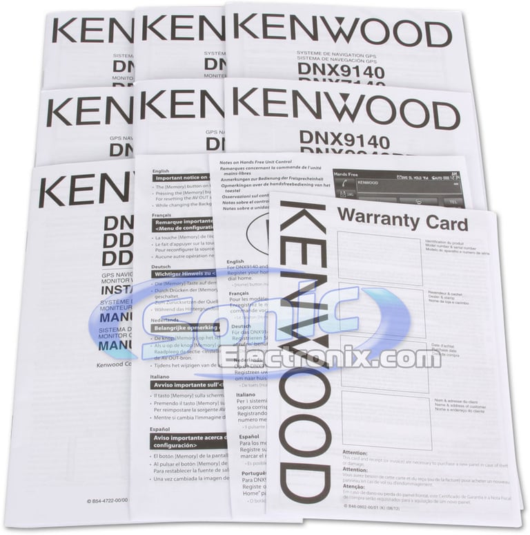 Kenwood eXcelon DNX9140 (DNX-9140) Open Box Image 14