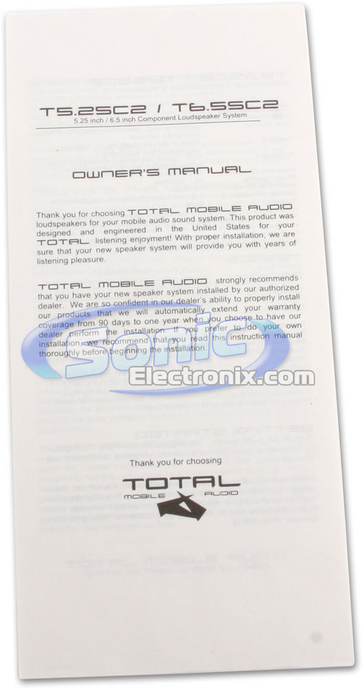 TOTAL Mobile Audio T6.5SC2 Image 19