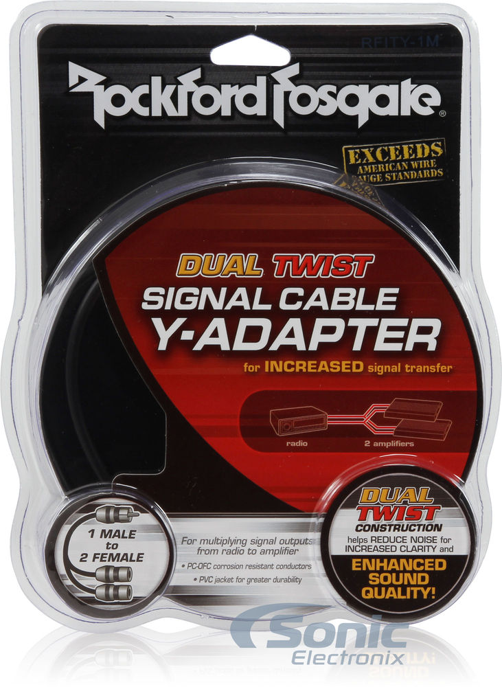 Rockford Fosgate RFITY-1M Y-Adapter Image 2
