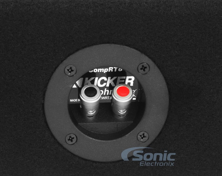 Kicker Compact 8" Enclosed Subwoofer with Kenwood Digital Amplifier Image 8