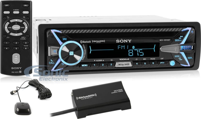 Sony MEX-XB100BT + SiriusXM Tuner Image 1
