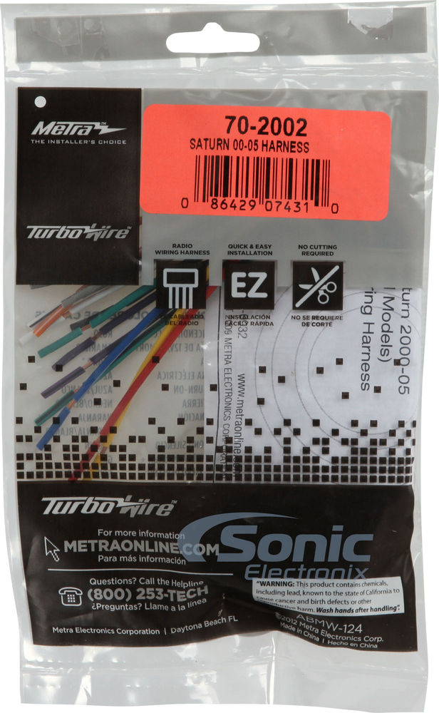 Metra 70-2002 Wiring Harness Image 3