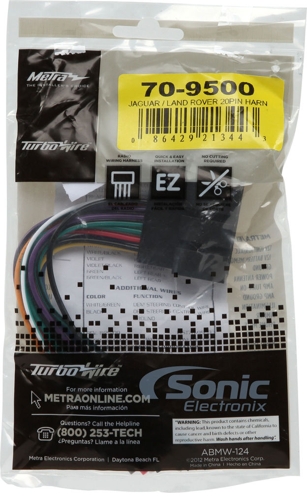 Metra 70-9500 Wiring Harness Image 3