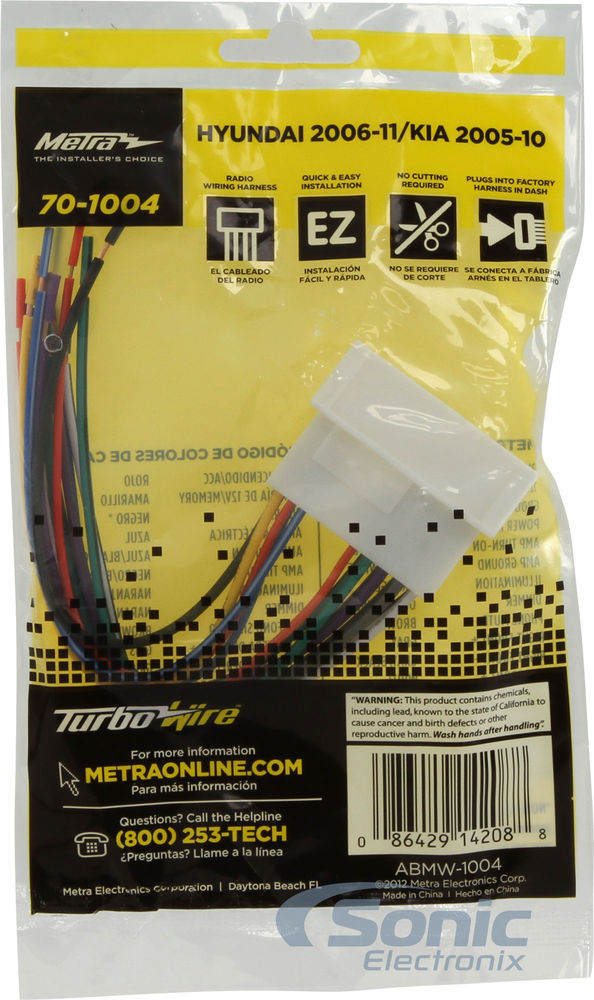 Metra 70-1004 Wiring Harness Image 3