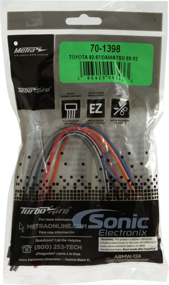 Metra 70-1398 Wiring Harness Image 3