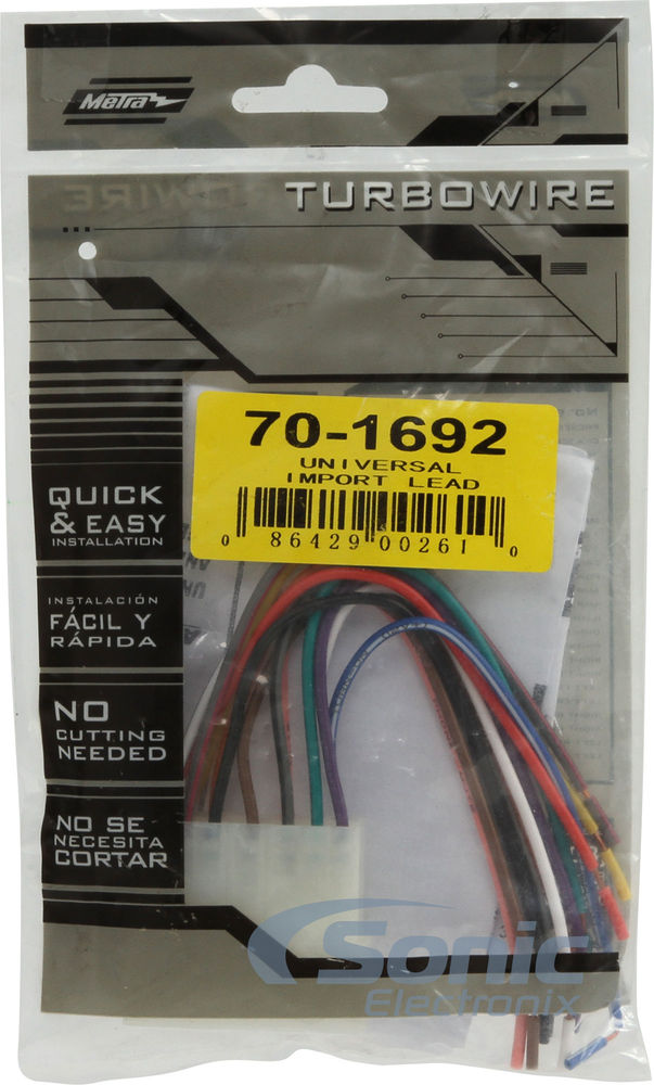 Metra 70-1692 Wiring Harness Image 3