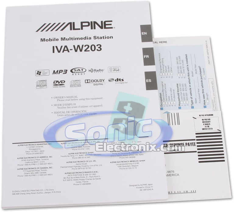 Alpine IVA-W203 Open Box Image 8