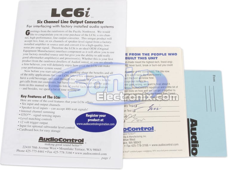 AudioControl LC6i (Gray) Image 5