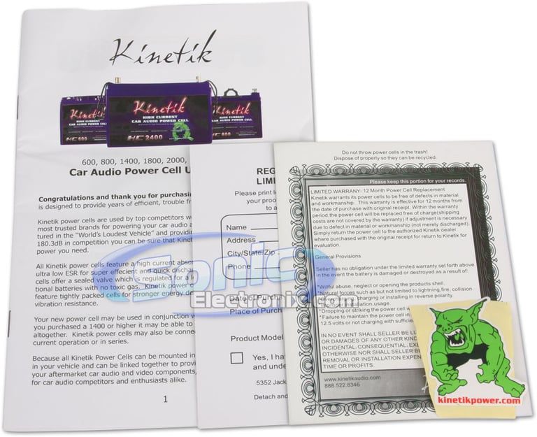 Kinetik HC600 (KHC600) Open Box Image 2