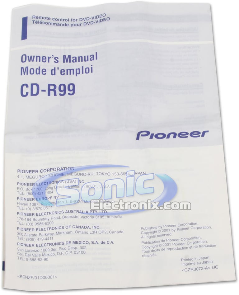 Pioneer CD-R99 Image 2