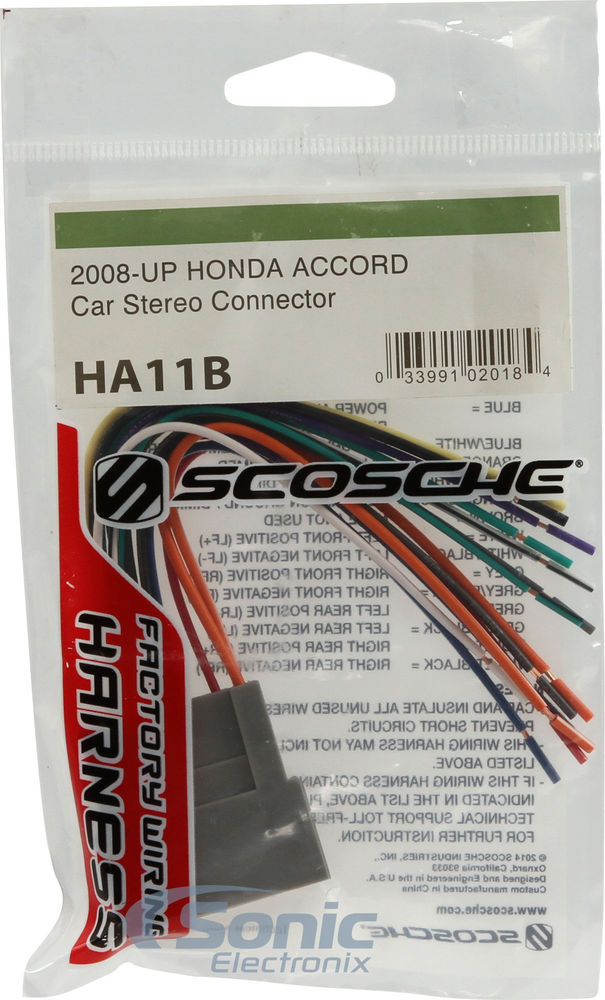 Scosche HA11B Wiring Harness Image 3