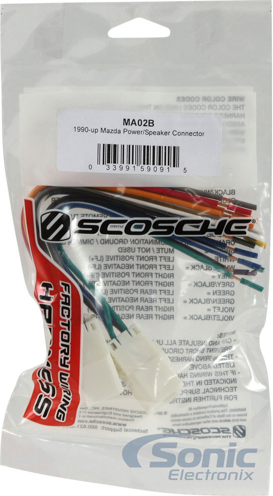 Scosche MA02B Wiring Harness Image 4