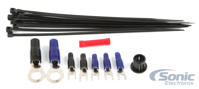 Crunch Component Speakers and Amplifier with Complete Wiring Kit Package Image 27