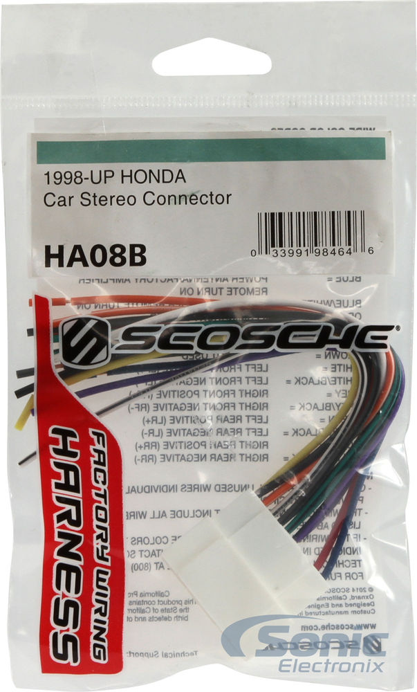Scosche HA08B Wiring Harness Image 3