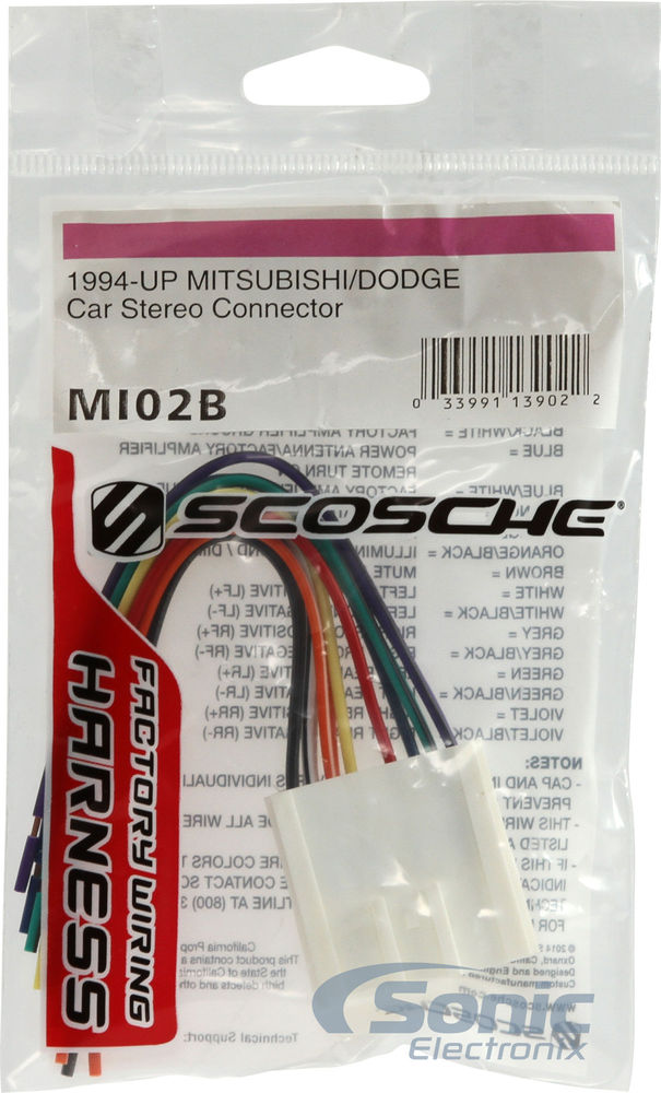 Scosche MI02B Wiring Harness Image 3