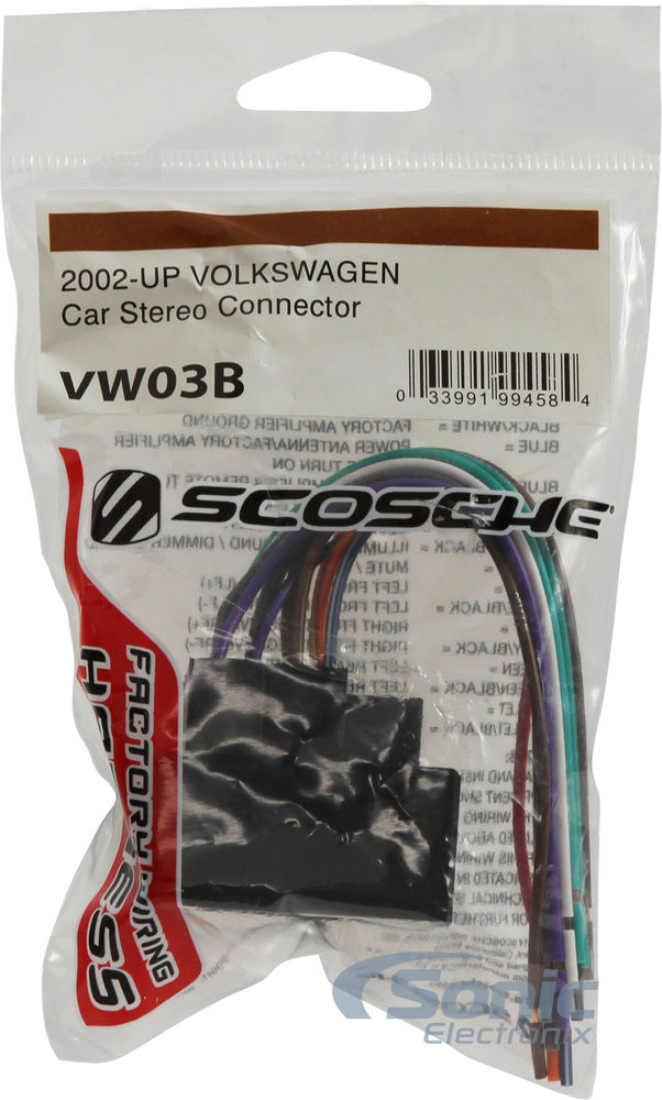 Scosche VW03B Wiring Harness Image 3