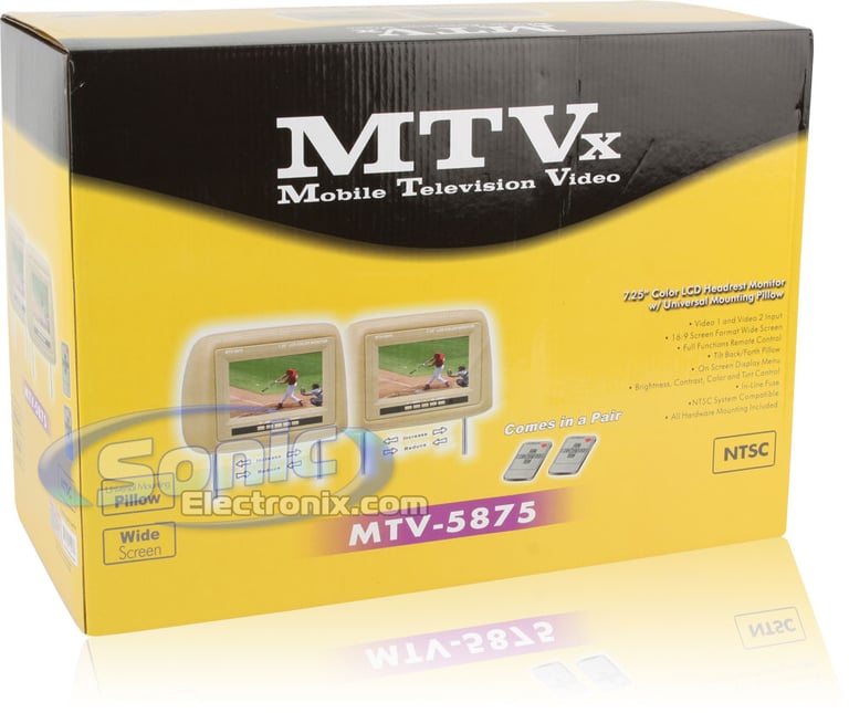 Mobile Television Video MTV5875 (Black) Image 8