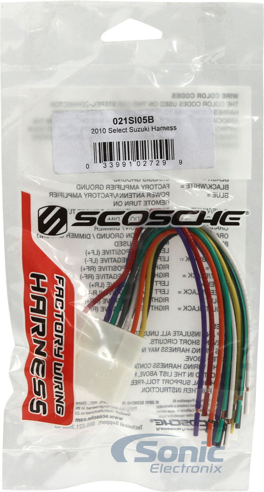 Scosche SI05B Wiring Harness Image 3