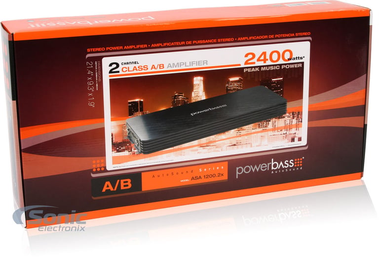 PowerBass ASA1200.2x Speaker or Sub Amplifier (Bridgeable!) Image 5