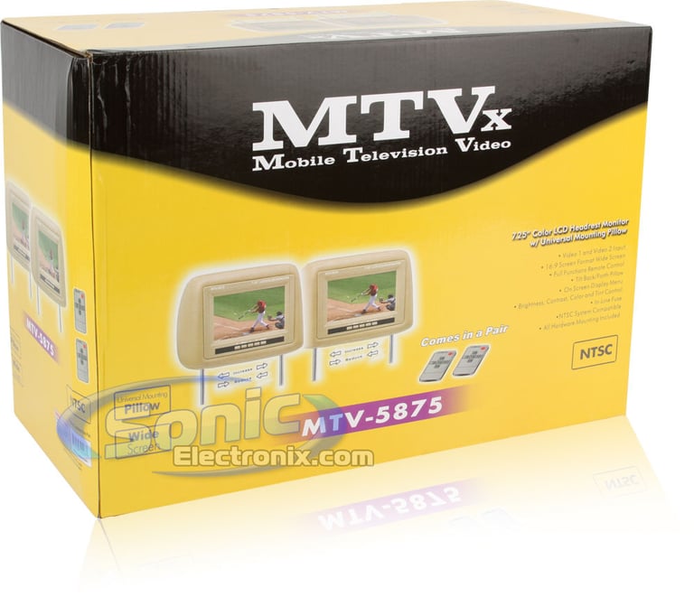 Mobile Television Video MTV-5875 (Tan) Image 8
