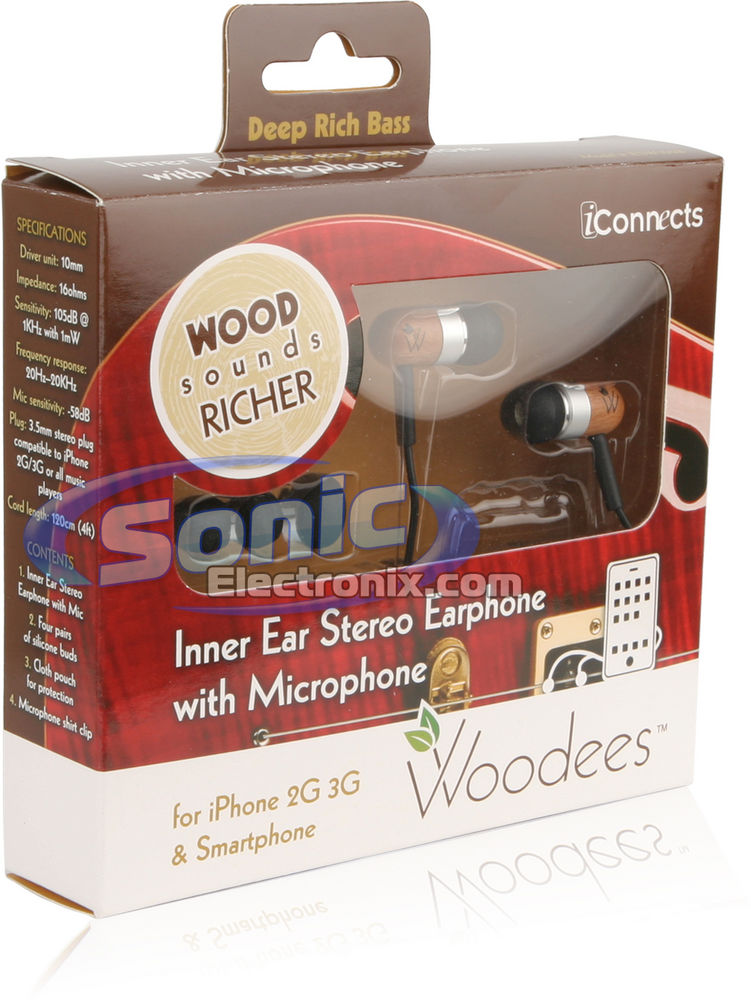 Woodees IESW100B (IES-W100B) In-Ear Headphones/Earbuds Image 9