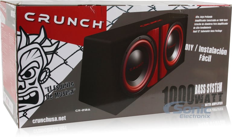 Crunch CR-212A Special Edition Subwoofer Package Image 11