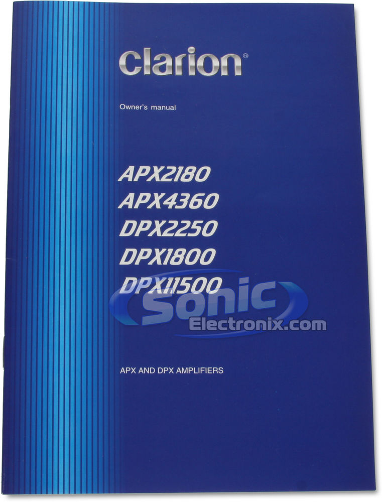 Clarion APX2180 Image 6