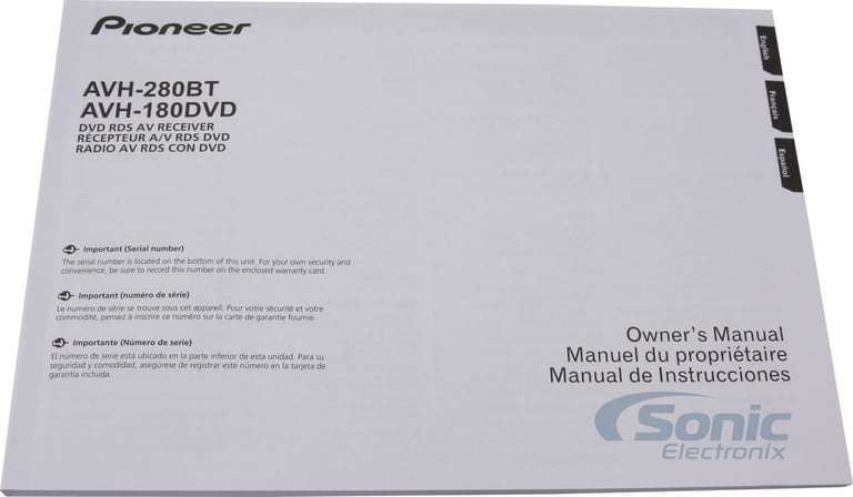 Pioneer AVH-180DVD Image 6