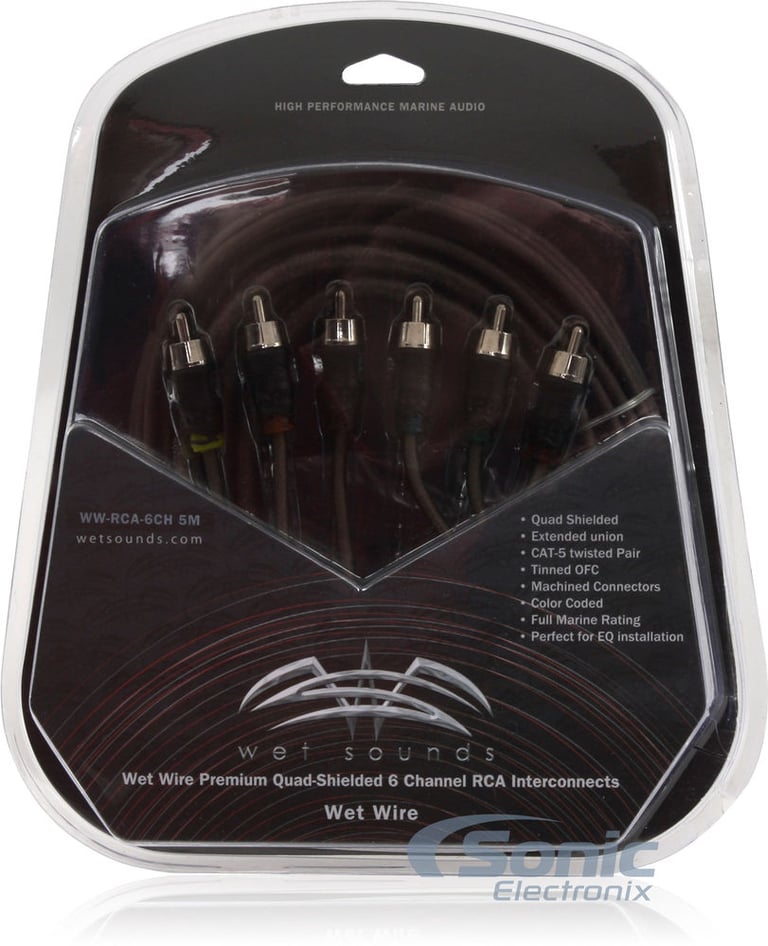 Wet Sounds WW-RCA-6CH 17ft Image 2