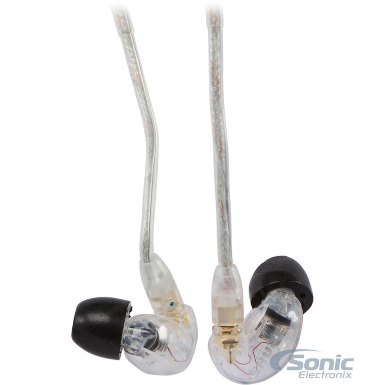 Shure SE215 (Clear) + Sonic Electronix Bonus Pack 3 Image 2