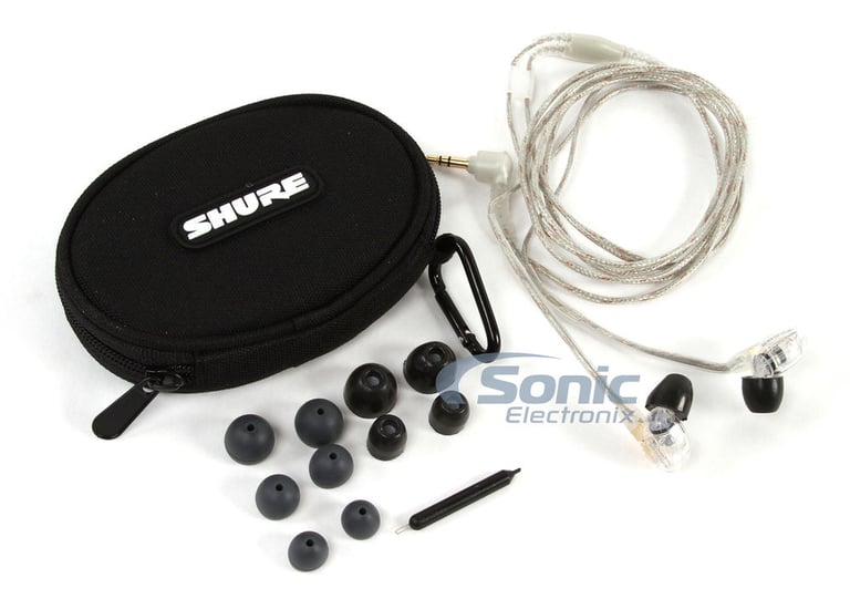 Shure SE215 (Clear) + Sonic Electronix Bonus Pack 3 Image 7