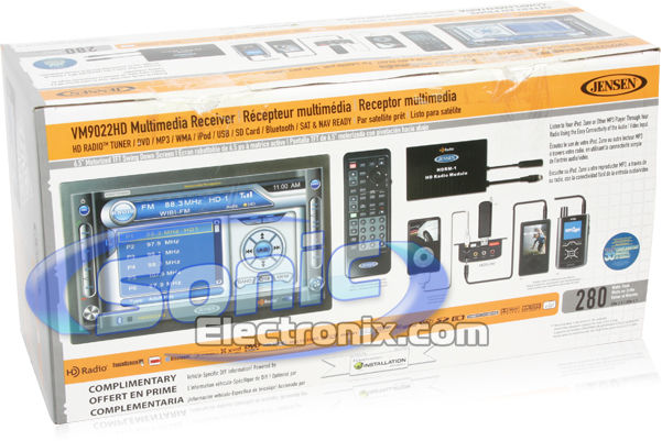 Jensen VM9022HD + Jensen NAV102 Package Image 11