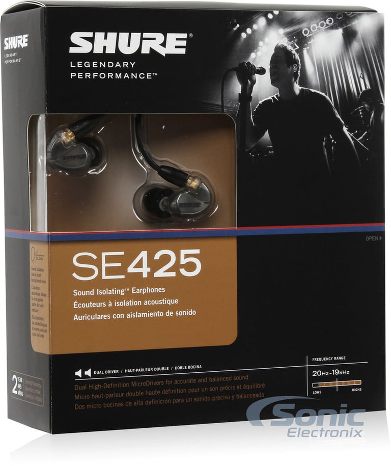 Shure SE425 (Sliver) + Sonic Electronix Bonus Pack 3 Image 7