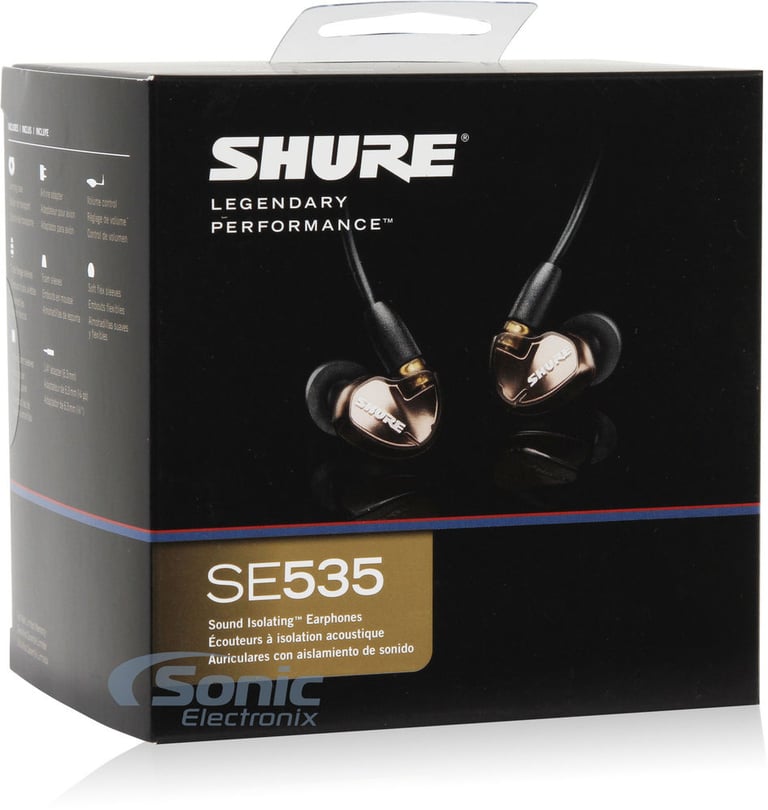Shure SE535-V (Smoke) + Sonic Electronix Bonus Pack 3 Image 10