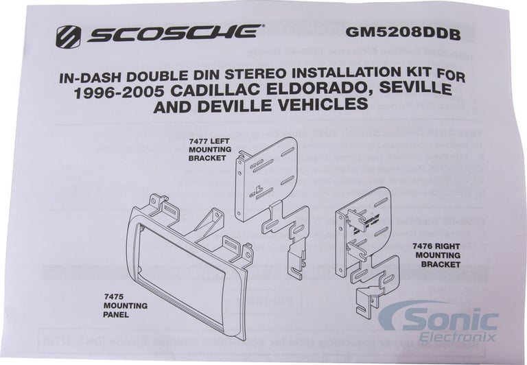 Scosche GM5208DDB Dash Kit Image 4