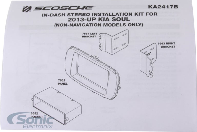 Scosche KA2417B Dash Kit Image 5