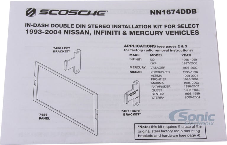 Scosche NN1674DDB Dash Kit Image 4