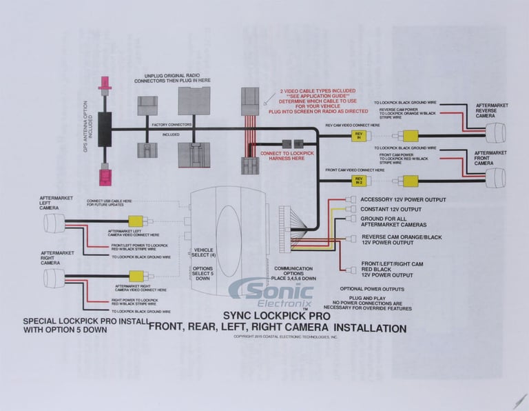 LockPick Ford, Lincoln and Mercury Navigation and Video Bypass (SYNCPRO) Image 7