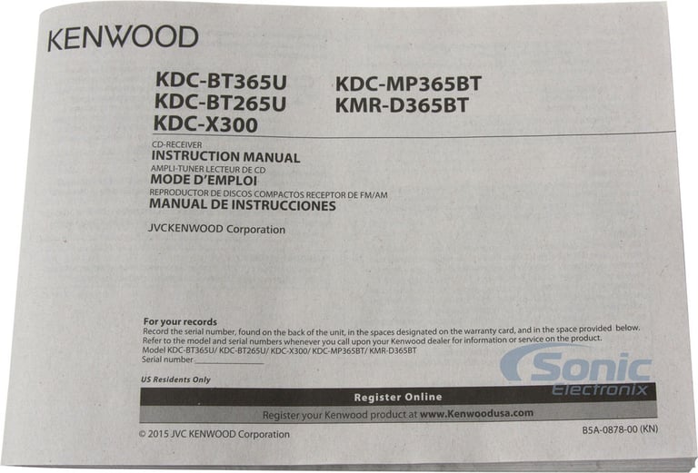 Kenwood KDC-BT265U Image 6