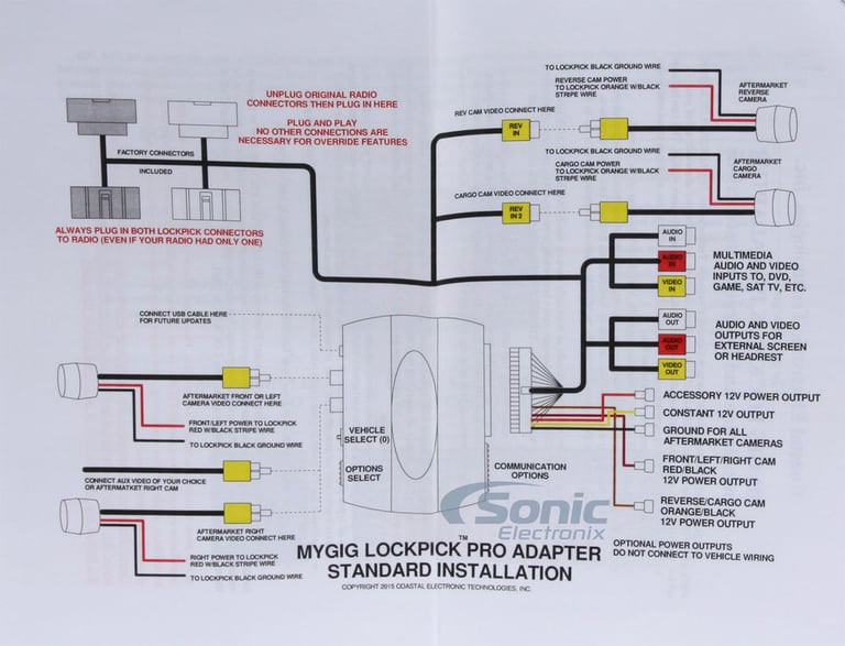 LockPick Chrysler, Dodge and Jeep MYGIG Radio Installation Harness (ADAPTERPRO) Image 6