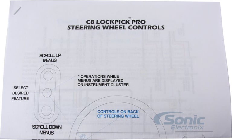 LockPick Chrysler, Dodge and Jeep Navigation and Video Bypass (C8PRO) Image 6