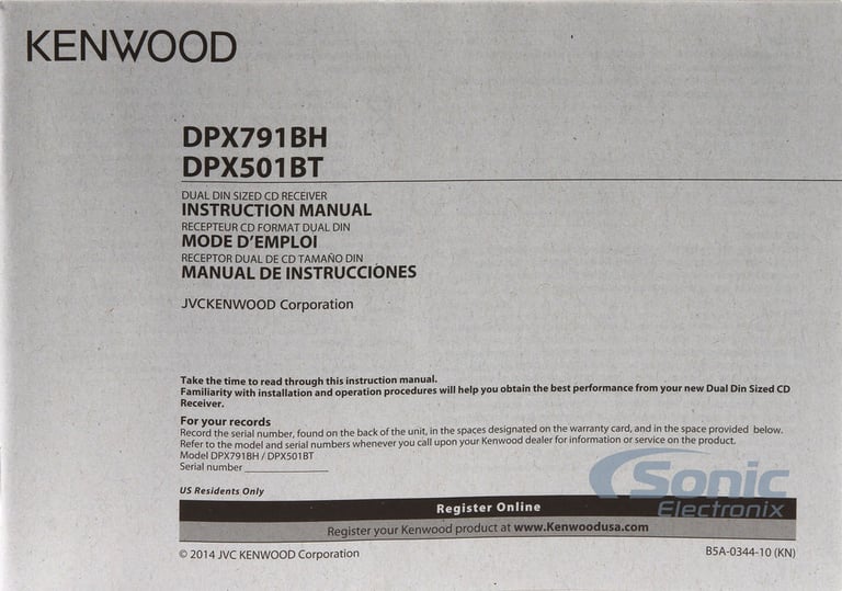 Kenwood DPX501BT Like New, Demo Product Image 16