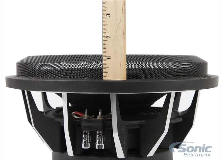 NVX 12" VCW122 1000W RMS Subwoofer with NVX Grille Image 3